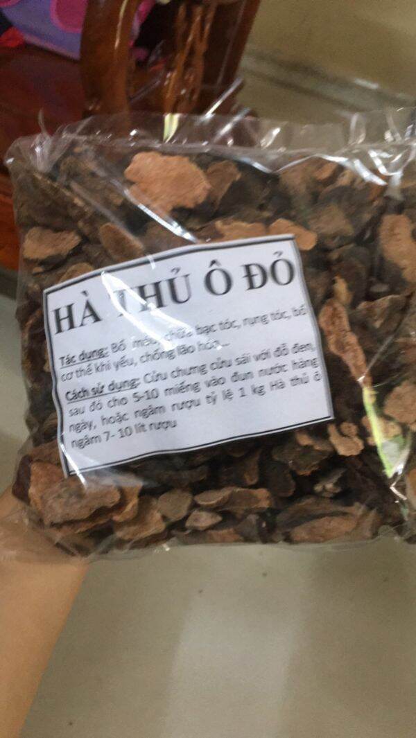 500g hà thủ ô đỏ khô sắc lát