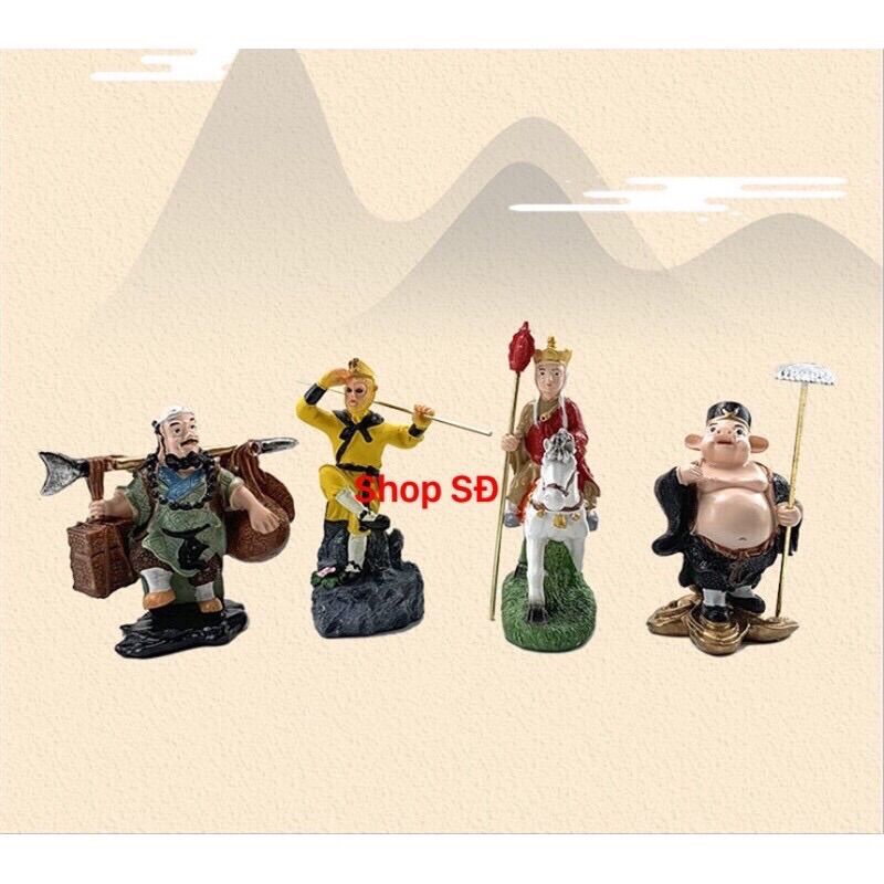 Mô hình Tây du ký - combo 4 nhân vật
