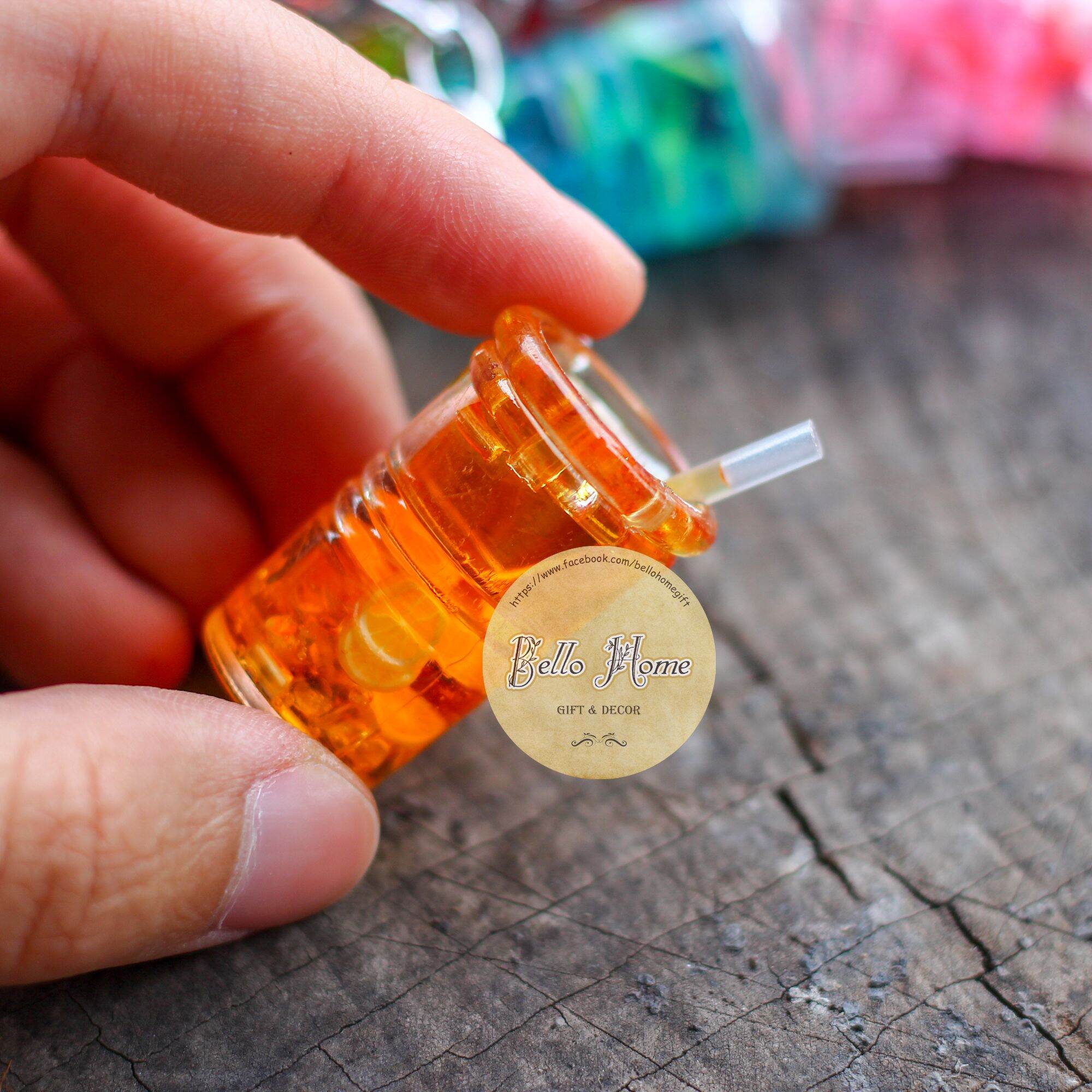 Móc Chìa Khoá Nước , Móc Chìa Khoá Trà Sữa Mini Nhiều Màu Hình Dễ Thương- Kích thước 6*4*4 cm, xinh xắn, sang chảnh, bền đẹp