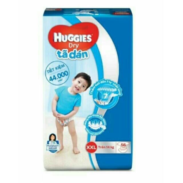 Tã dán huggies xxl56 date 2025
