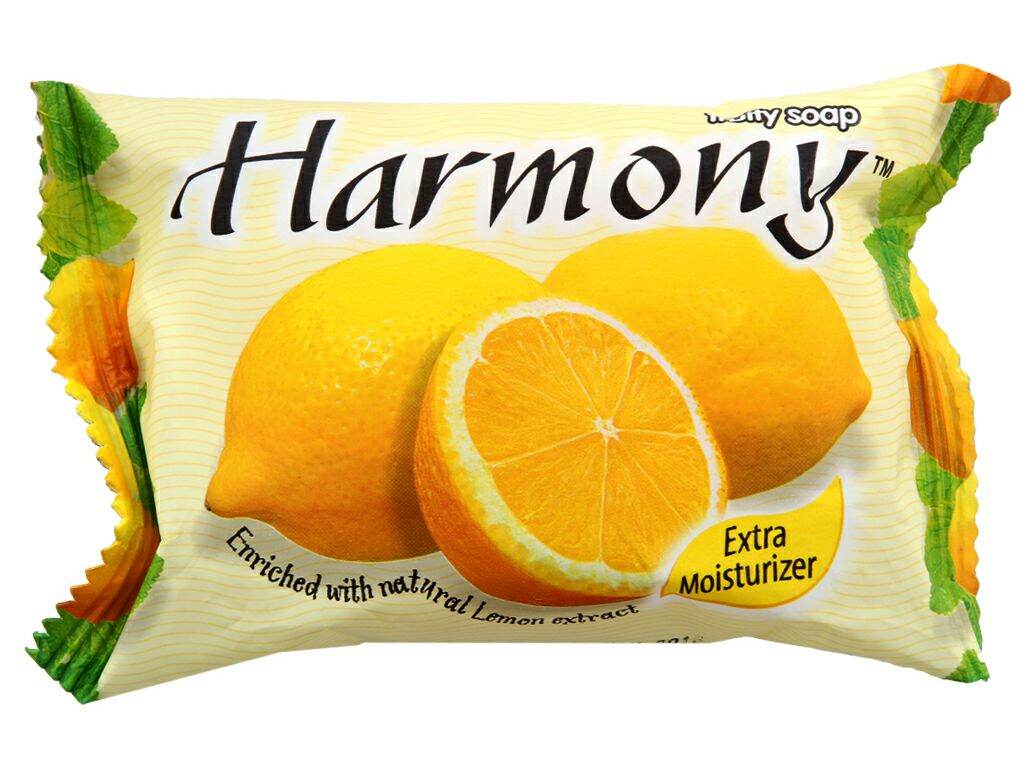 Combo 05 Xà bông cục Harmony 75g đủ loại (dâu, cam, chanh, táo , nho)