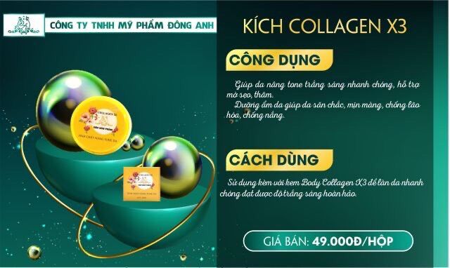 [HCM]SIÊU KÍCH TRẮNG COLLAGEN X3
