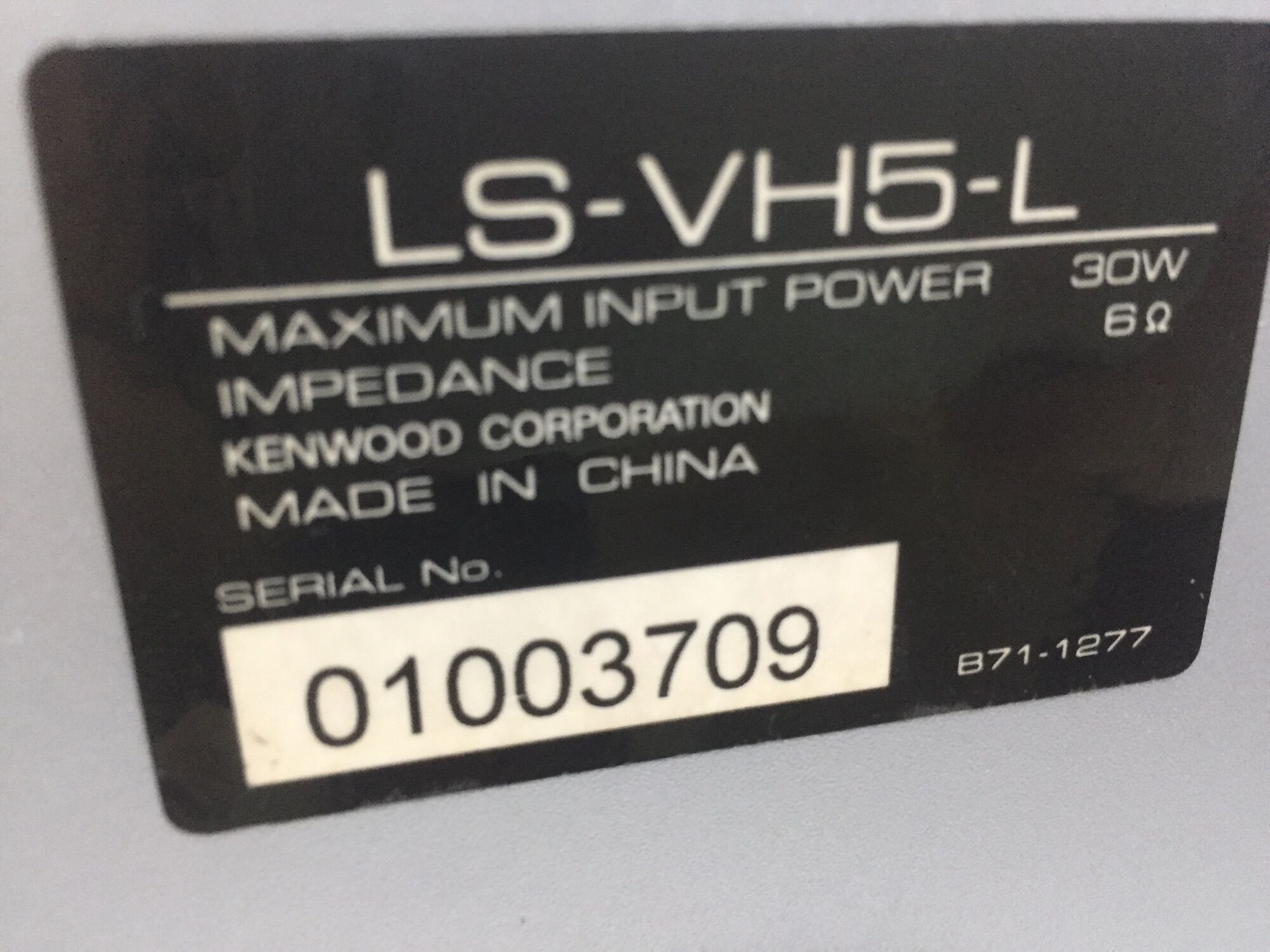 kenwood vh5