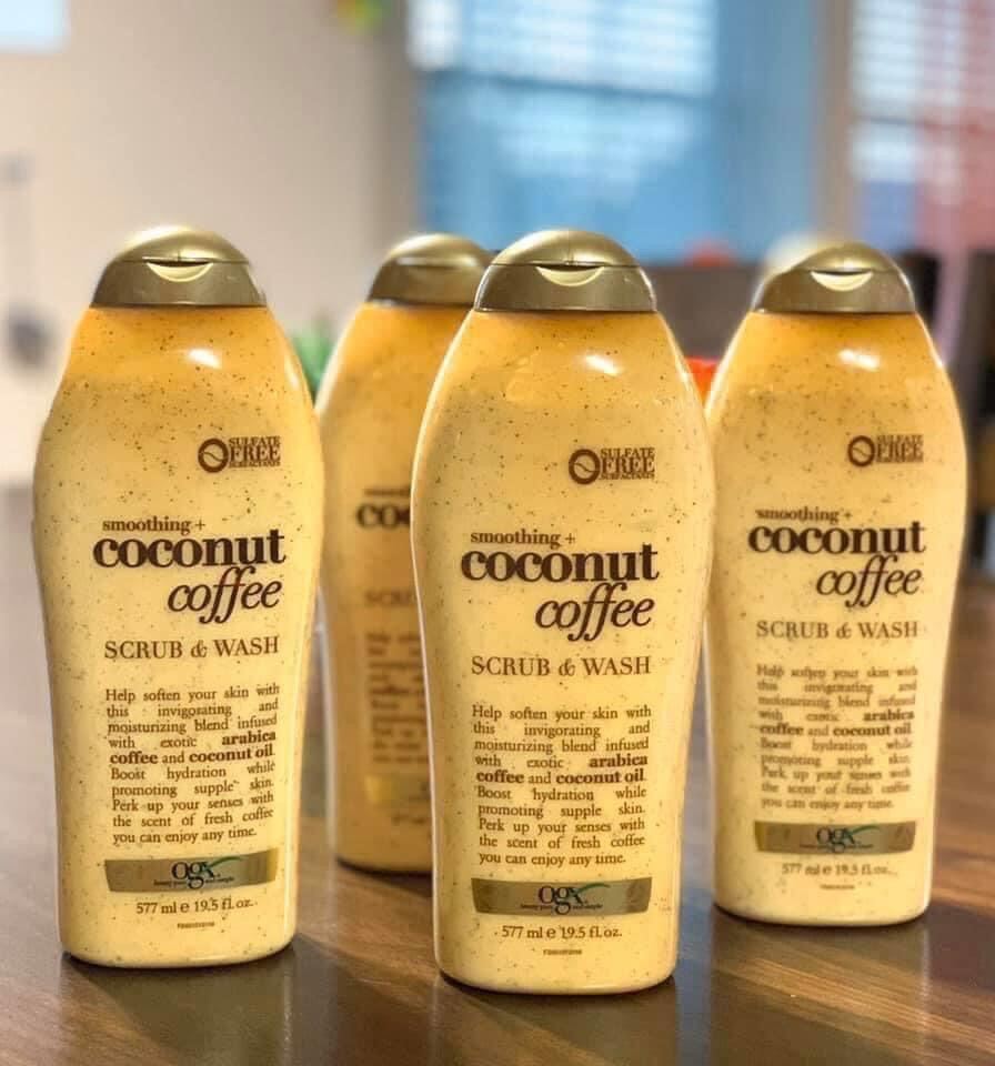 [Hcm]Sữa Tắm Ogx Scrub Coconut Coffee [Hàng Mỹ]