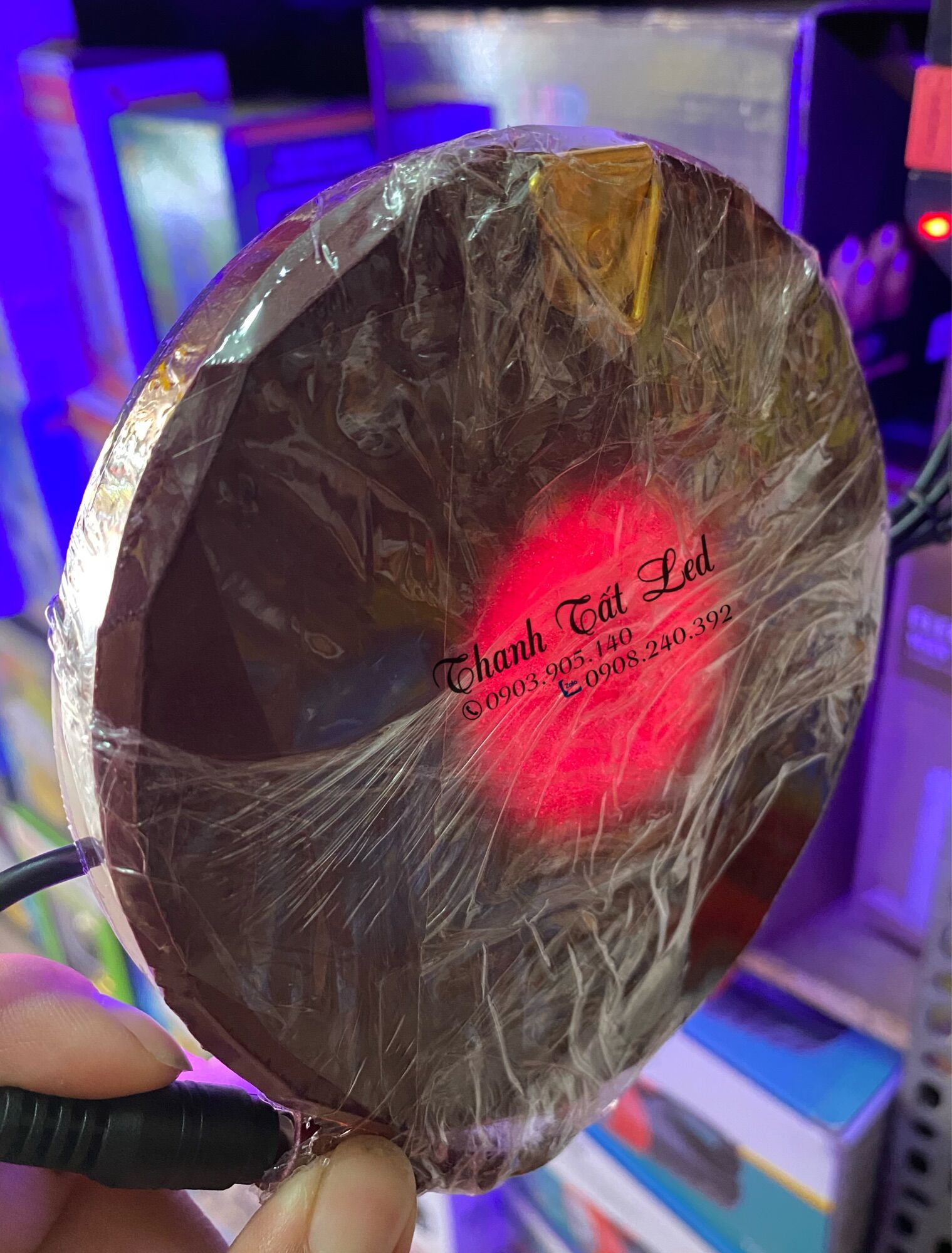 Hào Quang Gỗ Led 12cm Siêu Mỏng