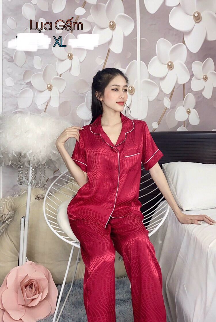 Đồ bộ pijama gấm cao cấp -