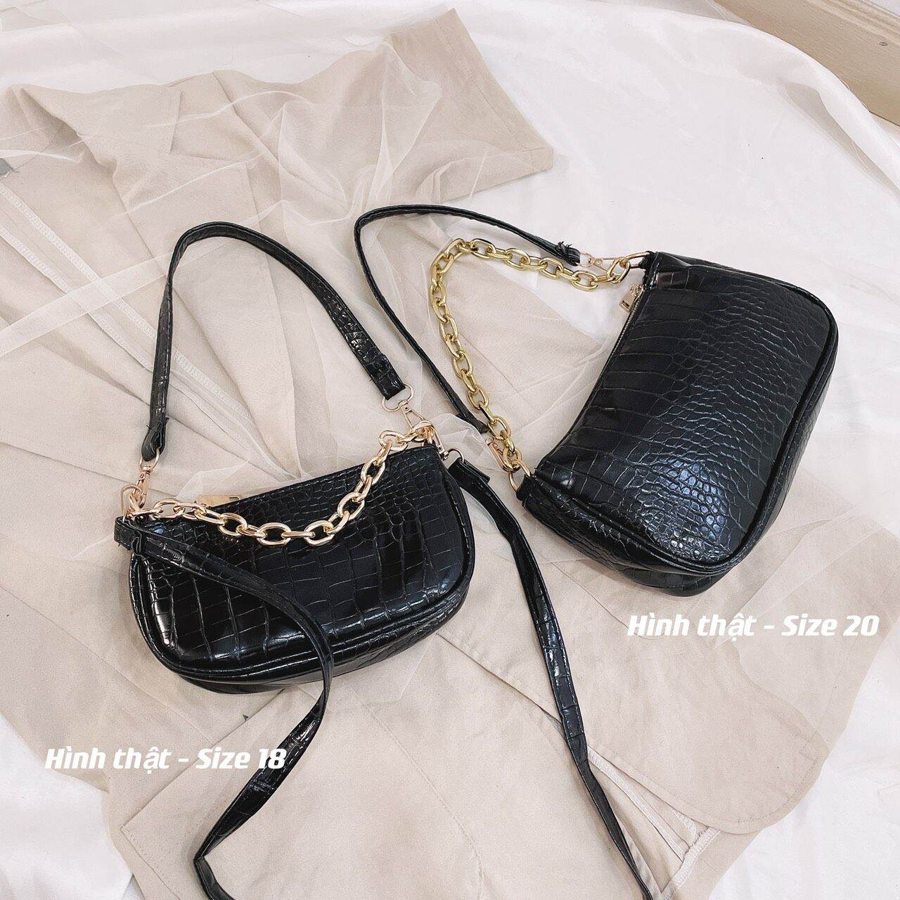 Túi đeo chéo kẹp nách nữ thời trang đẹp giá rẻ 3 dây mẫu bán chạy CD25