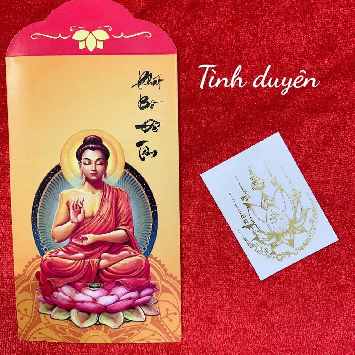 Linh phù dán điện thoại độ trợ bình an hút tiền bạc của cải vận may
