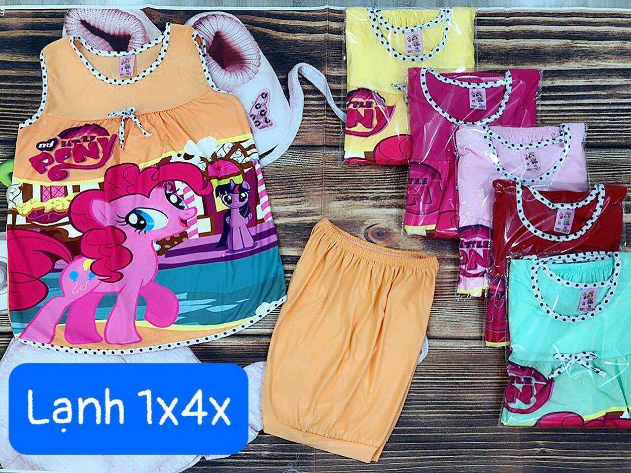 bộ thun lạnh lớn bé gái 30 đến 38ky