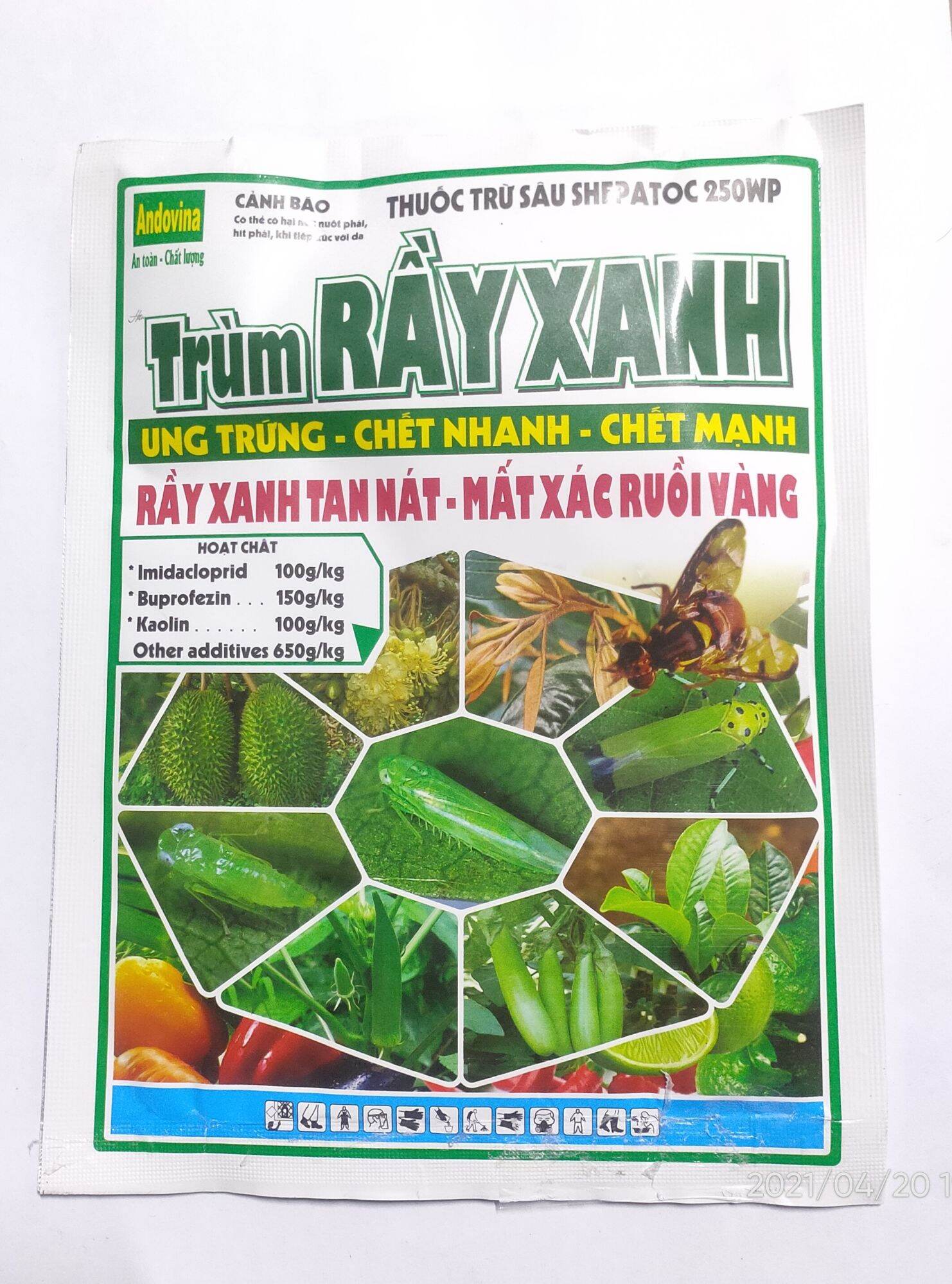 Thuốc trừ sâu rầy SHEPATOC 250WP TRÙM RẦY XANH chết nhanh - ứng trứng