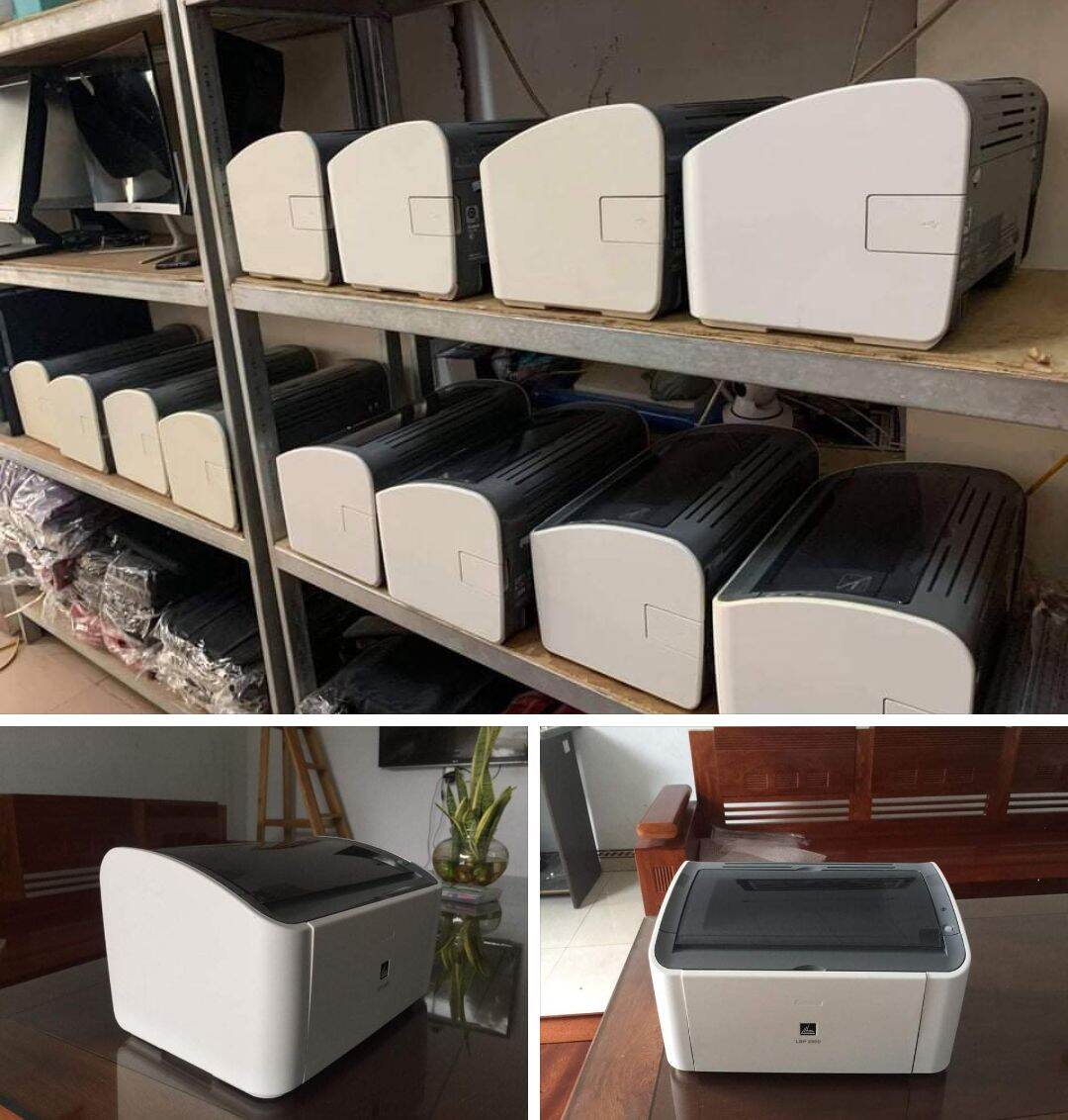 Máy in canon 2900 đã qua sử dụng bao gồm catrich dây điện nguồn dây USB đầy đủ