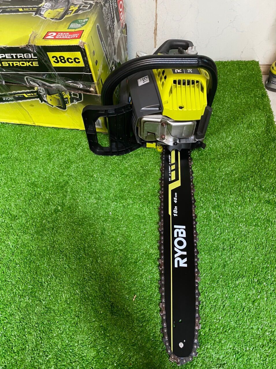 [HCM]Máy cưa xích xăng ryobi