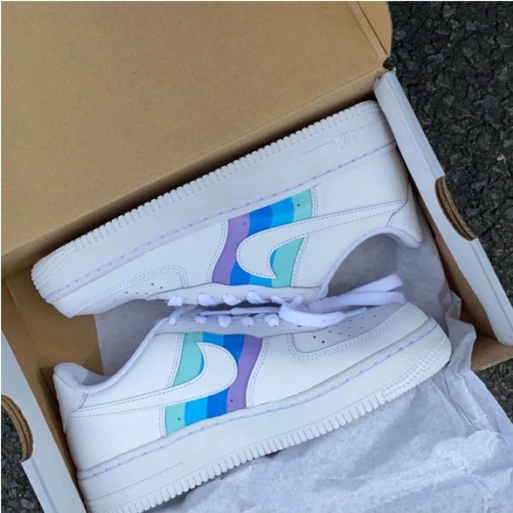 Giày Sneaker AF1 Custom Blue