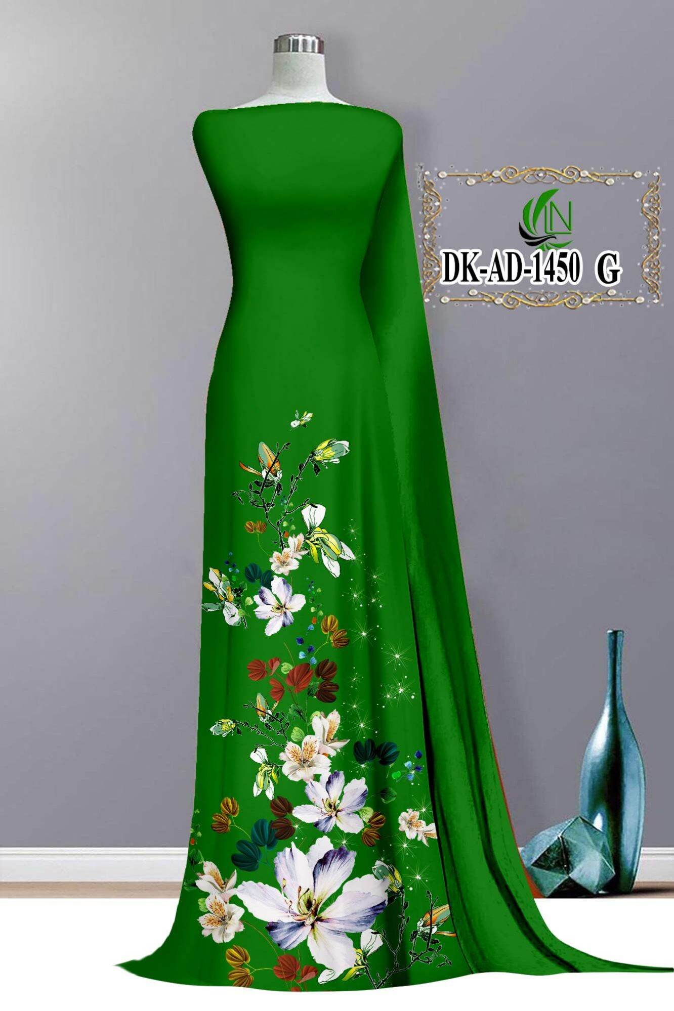 [HCM]VẢI ÁO DÀI 3D\NGUYÊN BỘ  VẢI