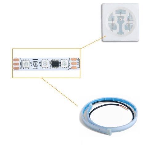 1 Dây Led Uốn Dẻo Kiểu Audi Xi Nhanh Chạy Đuổi