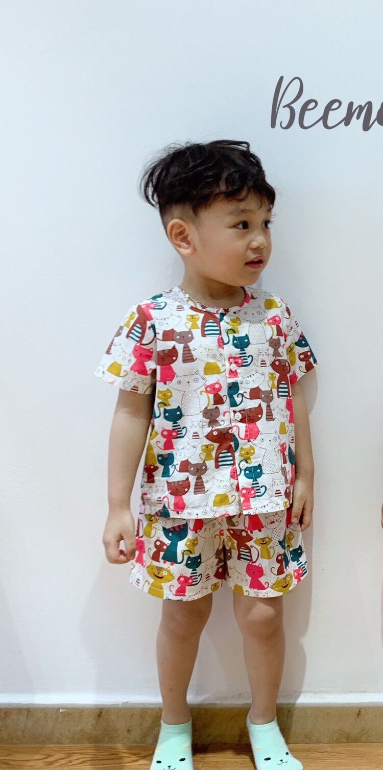 [FREESHIP] Bộ mặc nhà cho bé 9-26kg