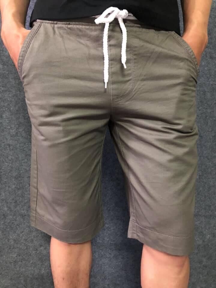 [HCM]Quần sọt kaki nam lưng thun