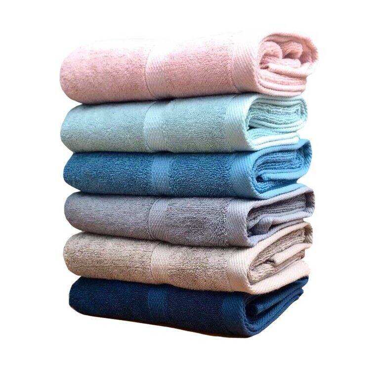 combo 2 khăn tăm vải cotton mềm mịn