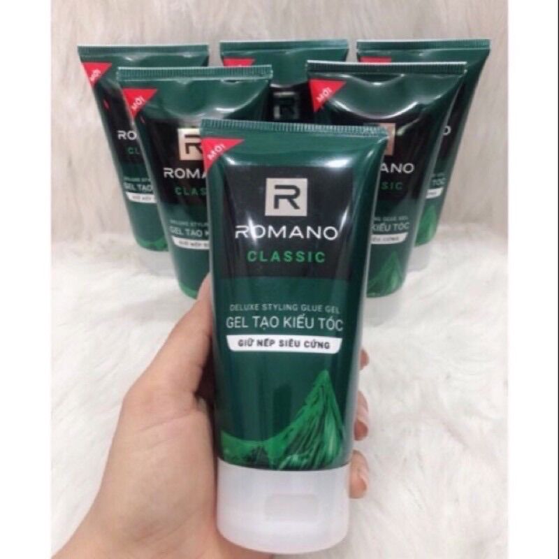[HCM]Gel tạo kiểu tóc Romano 150g siêu cứng