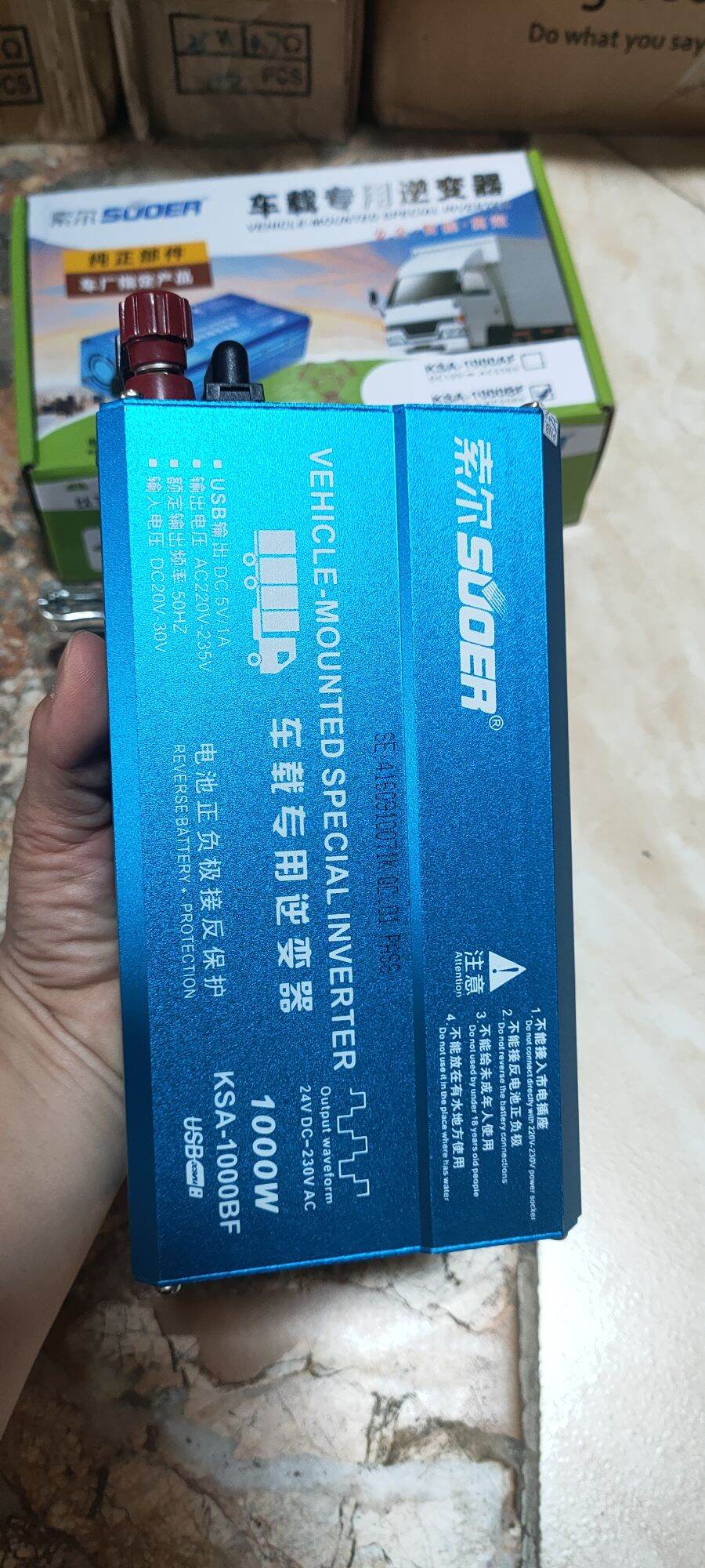 Nguồn điện 24v lên 220v 1000w