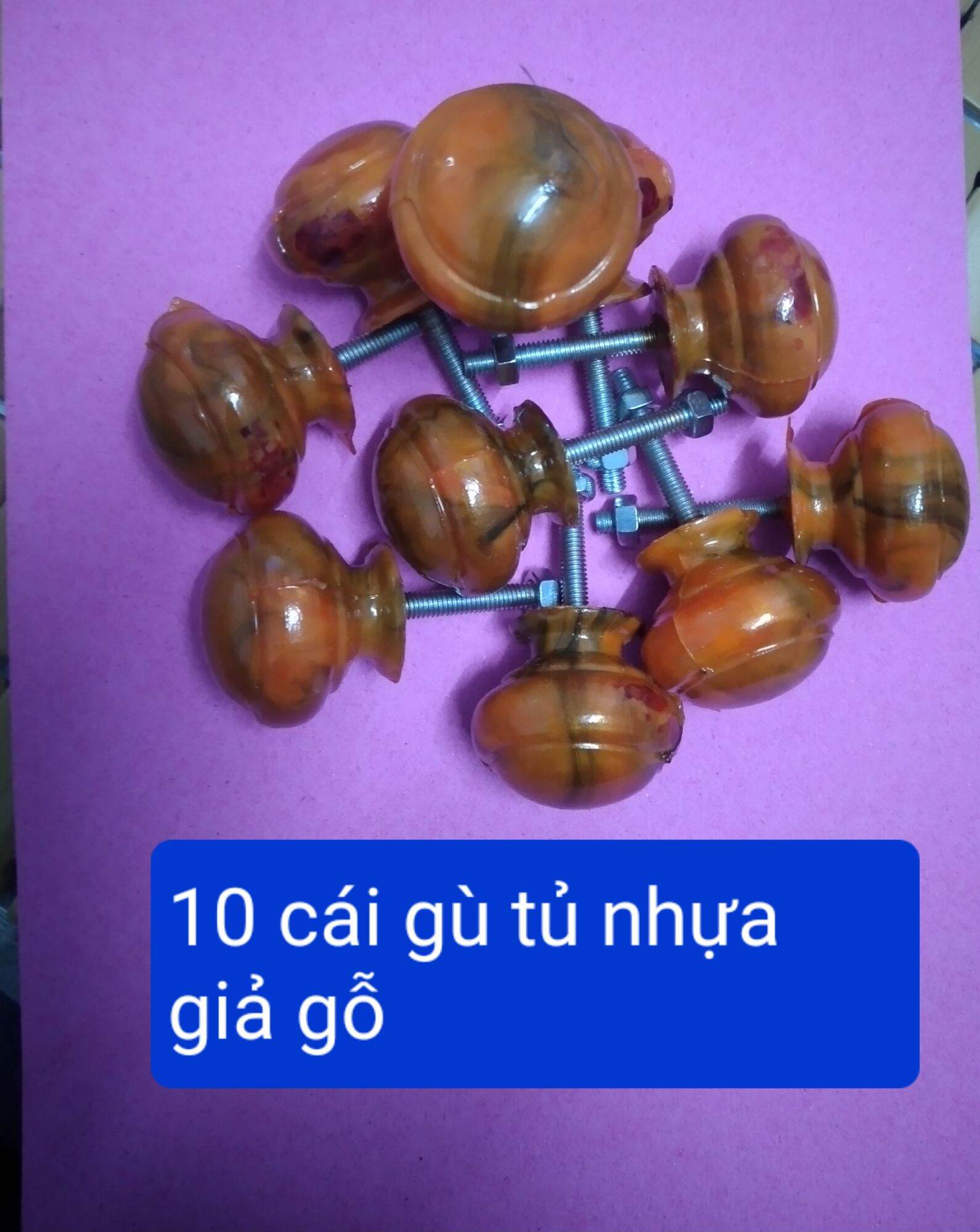10 cái gù tủ nhựa giả gỗ