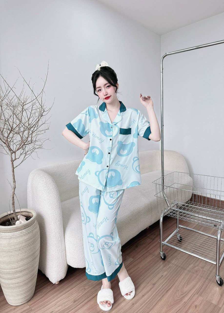 Đồ bộ Lụa Nhật sang trọng Bigsize 50-100kg chất mềm rũ Y
