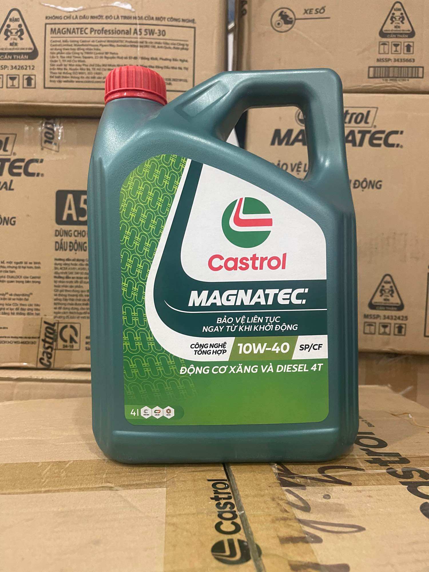 Dầu nhớt ô tô castrol 10w-40 giá ưu đãi