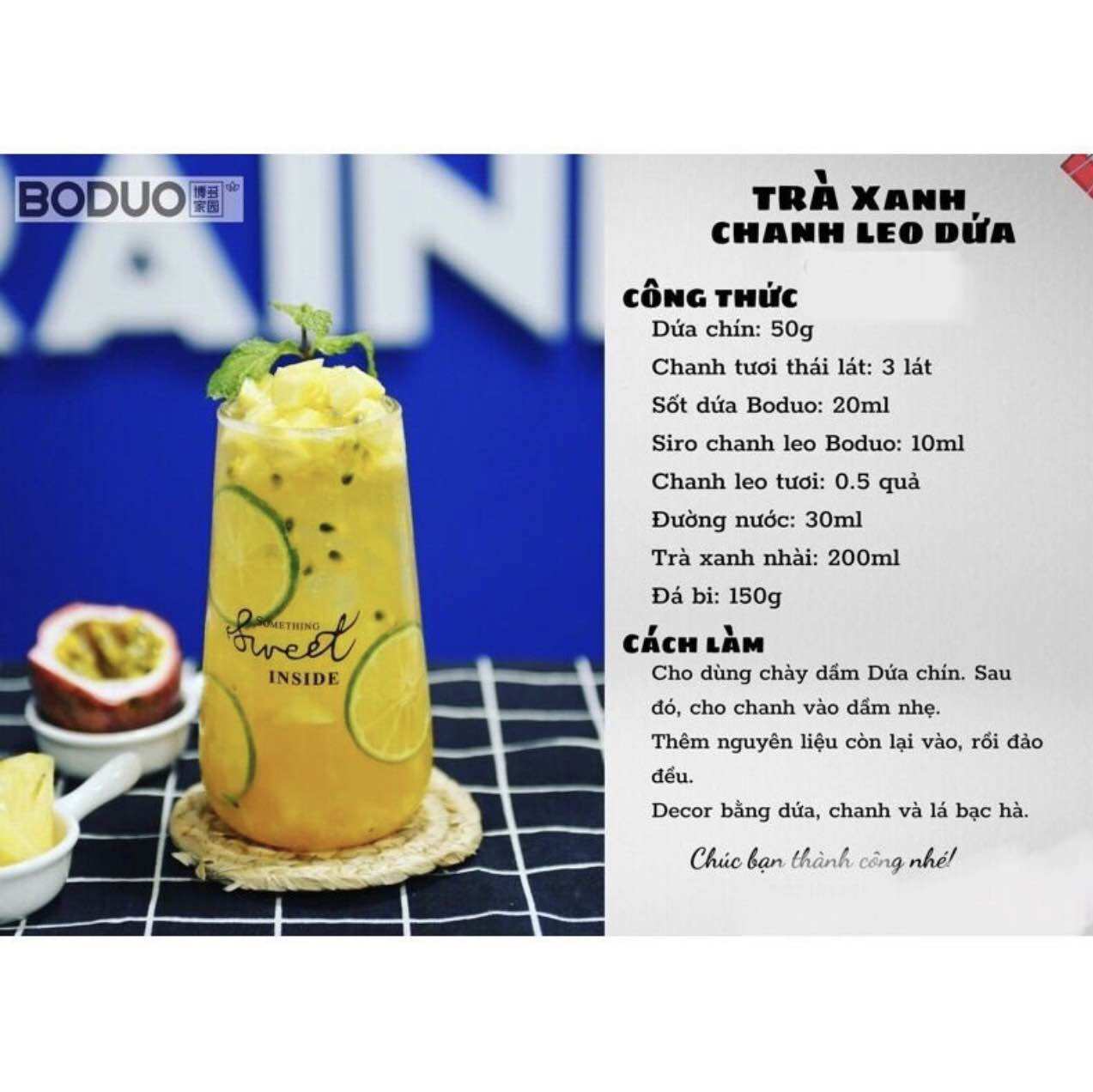 Mứt chanh leo Boduo hộp 1kg