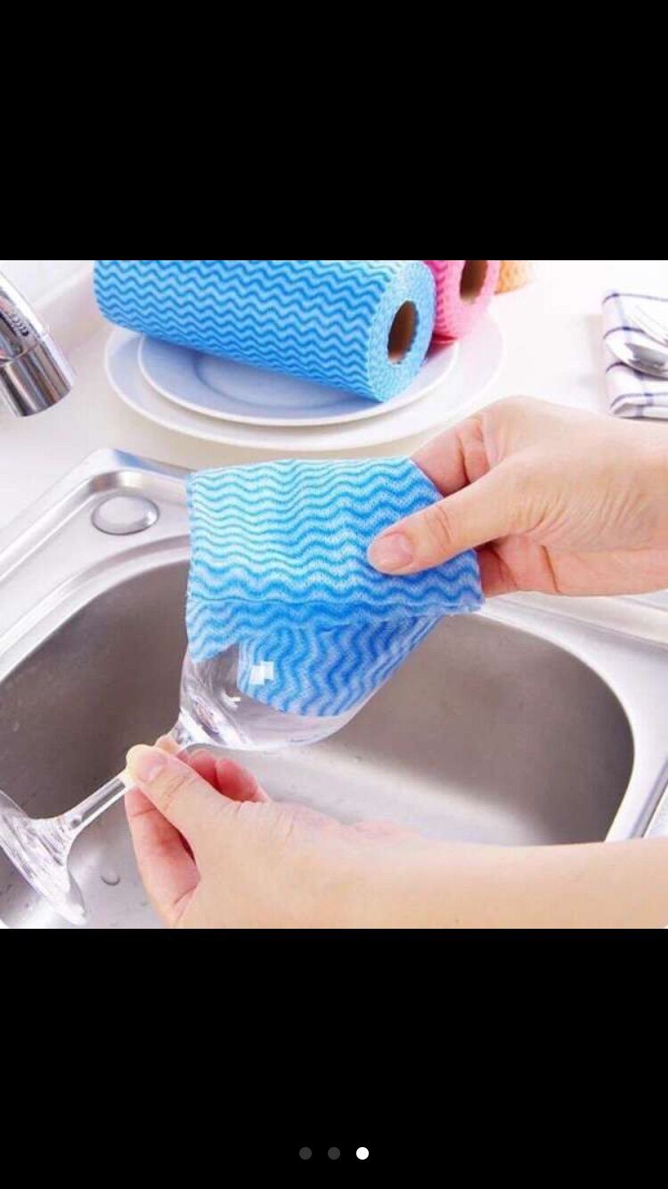 Giấy Lau Bếp Bằng Vải Không Dệt.