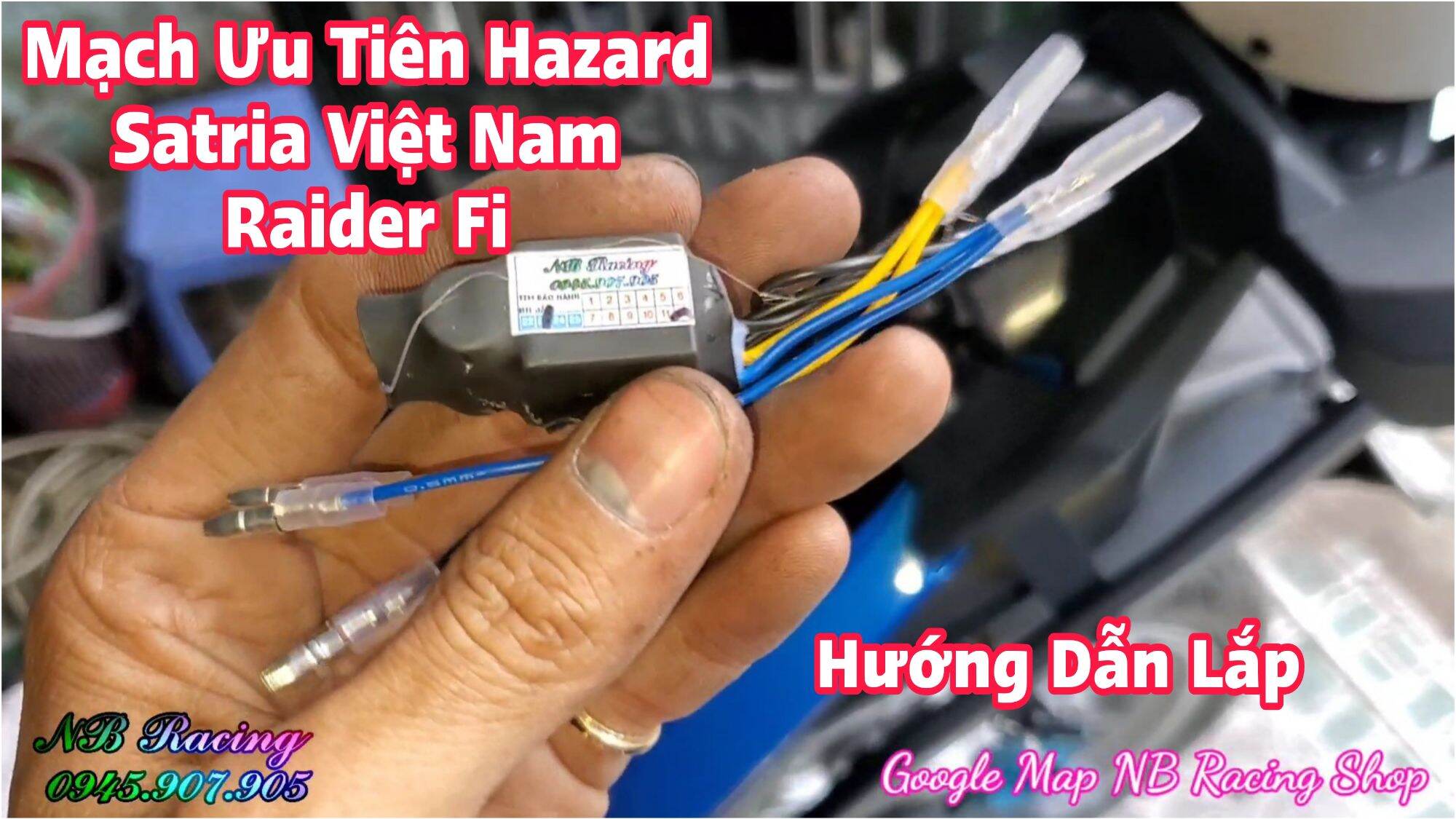 MẠCH HAZARD ƯU TIÊN CHO SATRIA RAIDER GSX BANDIT LẮP ZIN.NB Racing Shop