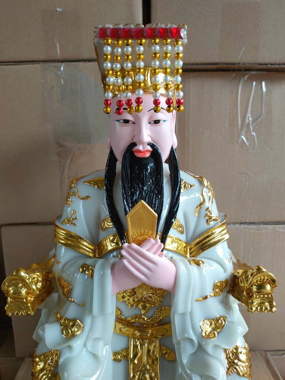 Tượng Ngọc Hoàng Thượng Đế cao 40cm