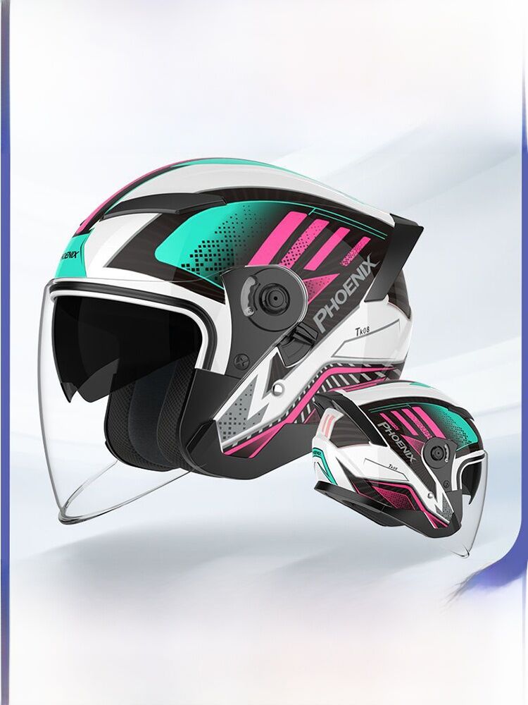 Mũ Bảo Hiểm Xe Máy Điện Nam Mùa Đông Mũ Bảo Hiểm Xe Máy Nửa Đầu Thông Thường 3C Chứng Nhận Chống Gió Nhẹ Chống Thấm Nước