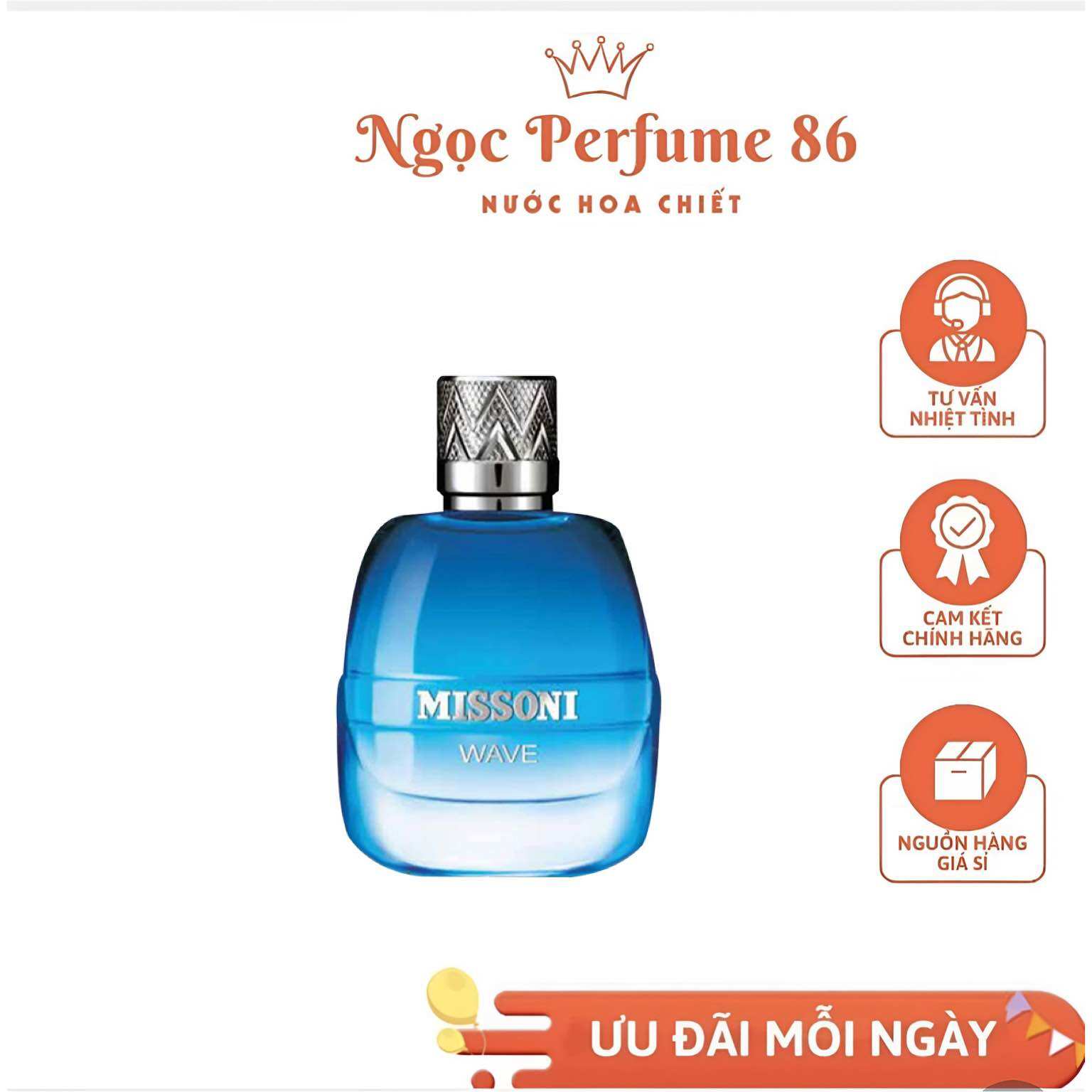10ml Nước hoa Missoni wave edt - Nước hoa nam