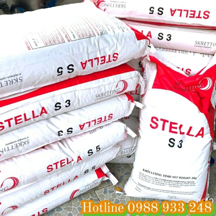 Combo túi 5kg cám stella đạm 40%, 42% cho cá vàng- cá koi