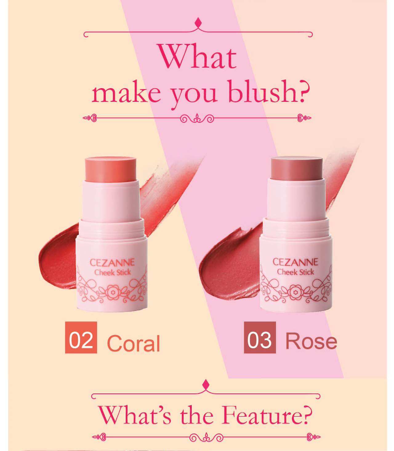 Phấn Má Hồng Dạng Kem Cezanne Rose