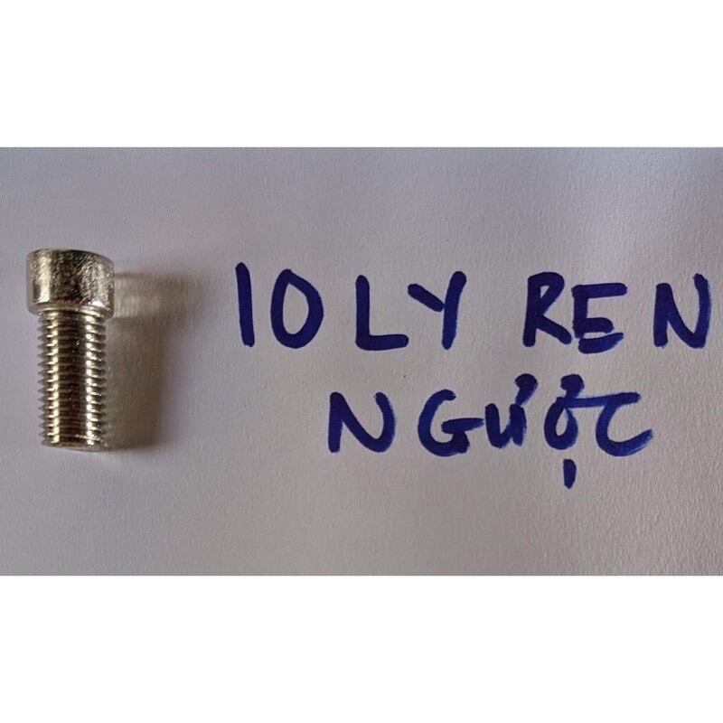 Ốc chân gương ren thuận ngược 10ly và ốc ren 8 gắn xe máy