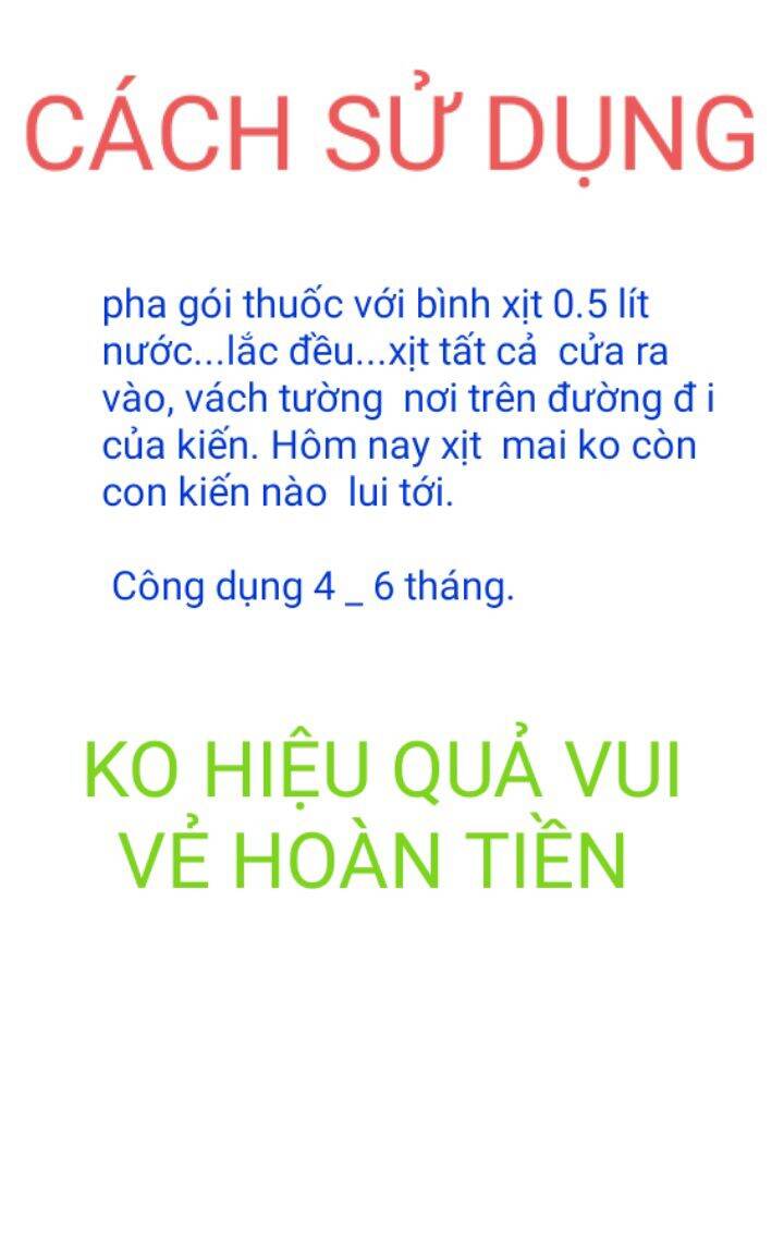 THUỐC DIỆT KIẾN TẬN GỐC