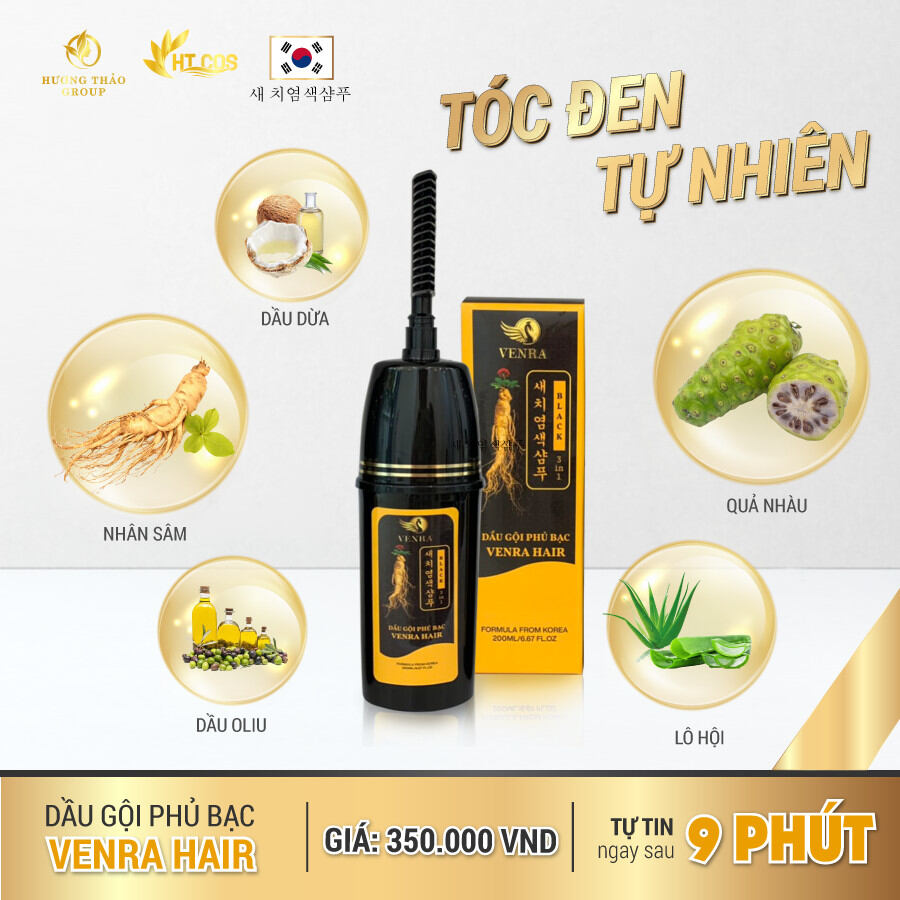 DẦU GỘI PHỦ BẠC VENRA HAIR