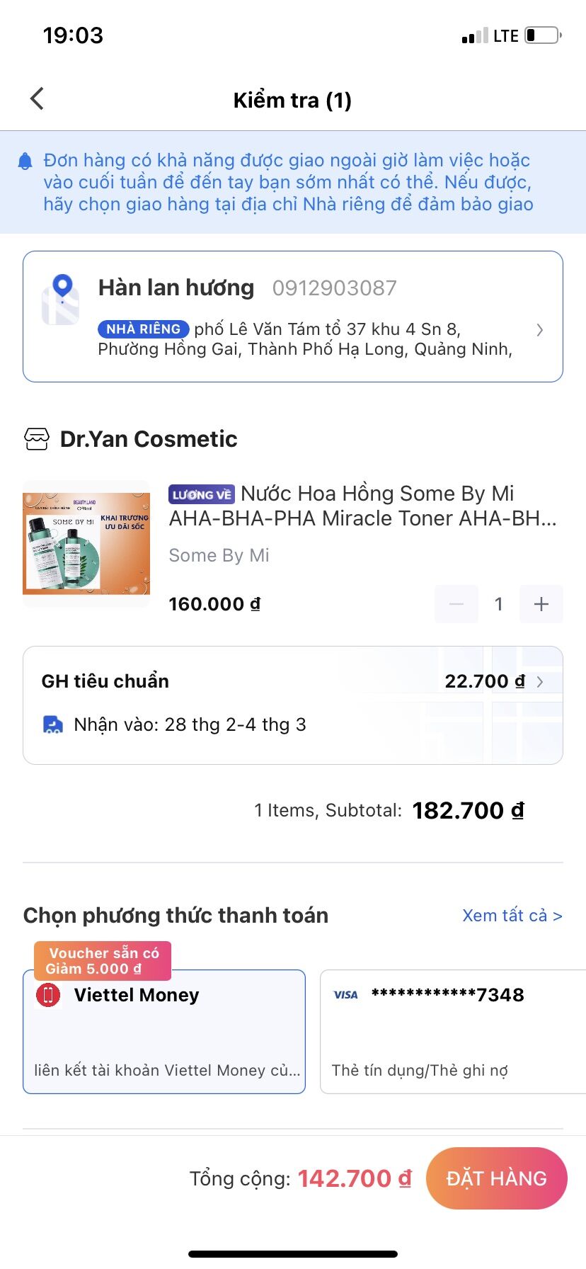 Combo srm và toner