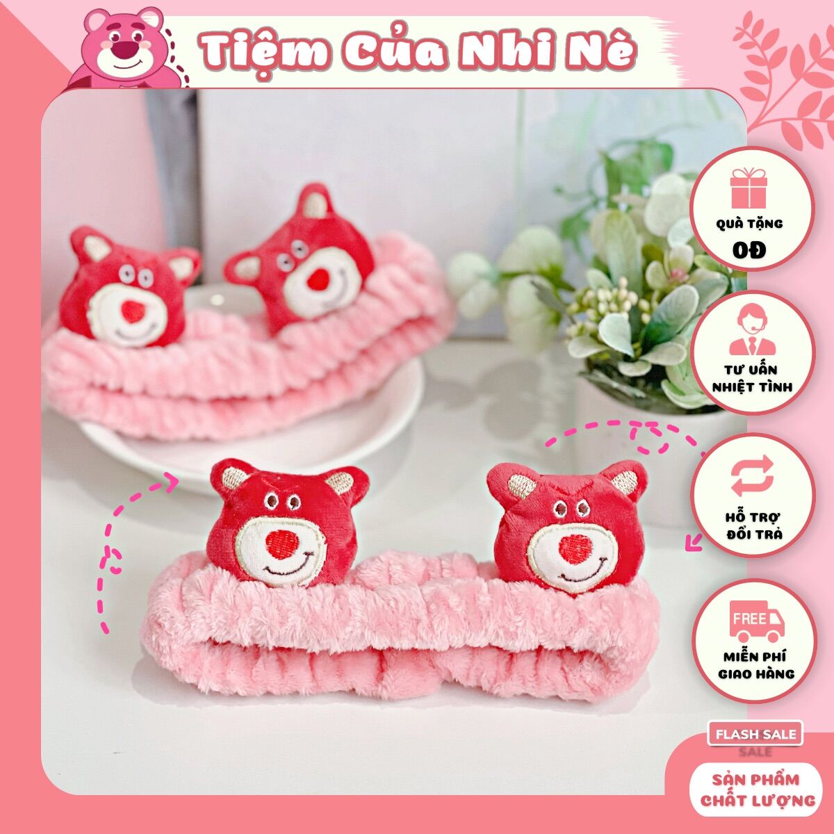 Băng đô gấu dâu lotso