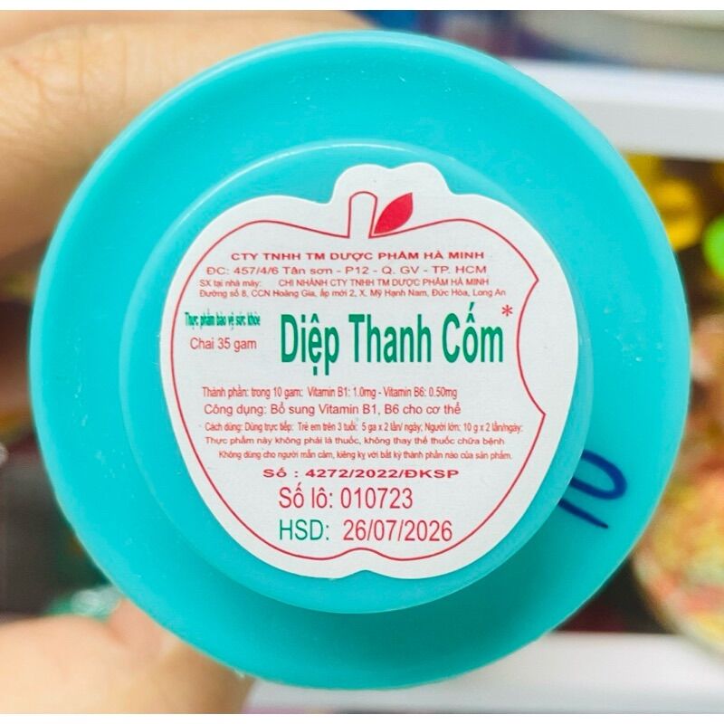 Kẹo Cốm Bổ Vitamin Hình gấu - lọ 35g
