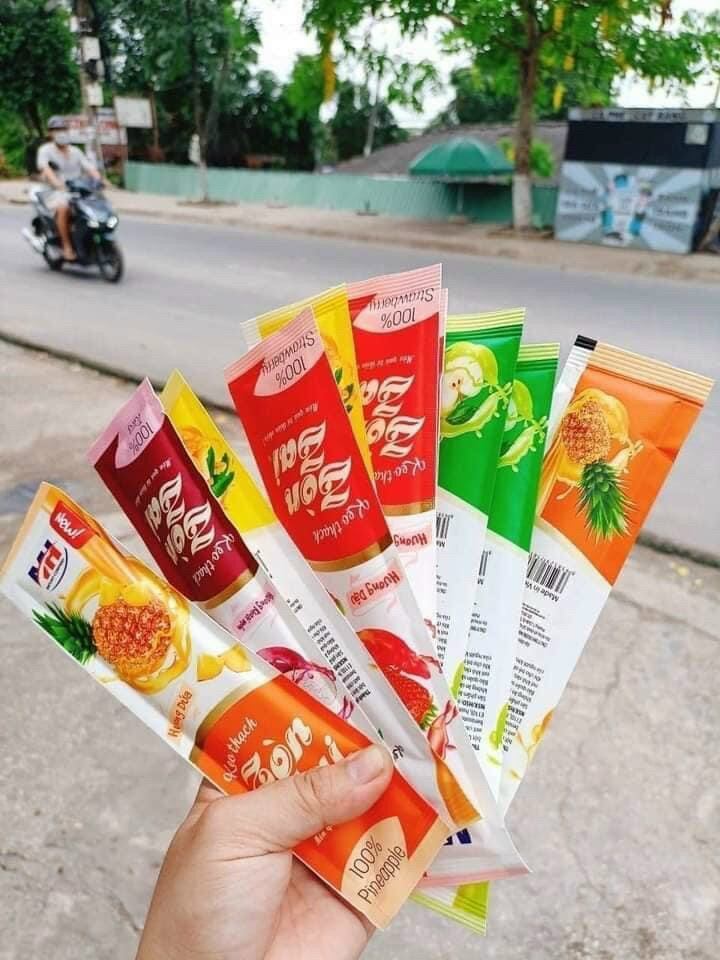 Thạch Zòn Zai que sinh tố ngũ vị 710gr