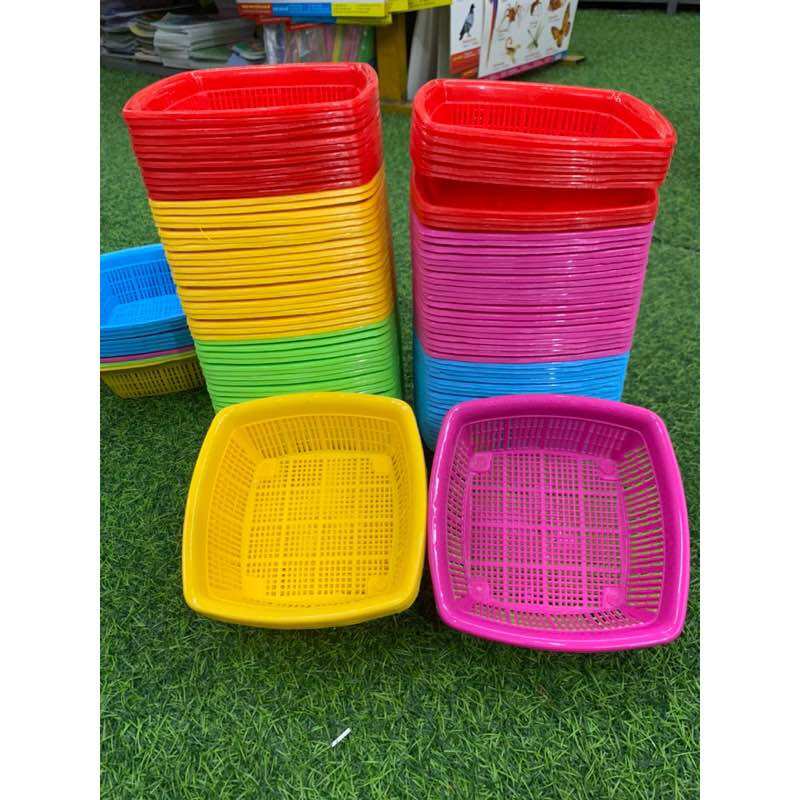 💥set 5 cái rổ vuông, cở lớn, nhiều màu