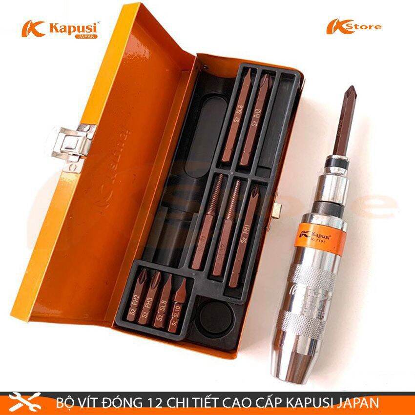 BỘ VÍT ĐÓNG 12 CHI TIẾT KAPUSI