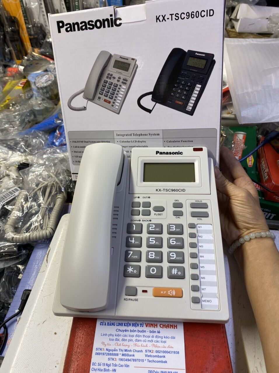 Điện thoại bàn Ppanasonic KX-TSC960cid