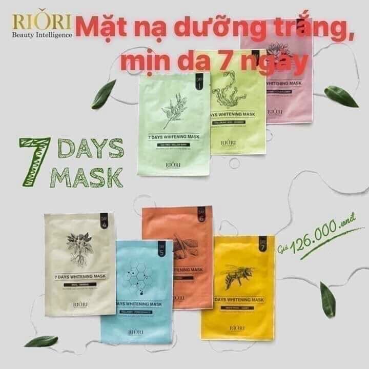 Set mặt nạ RIORI 7 ngày