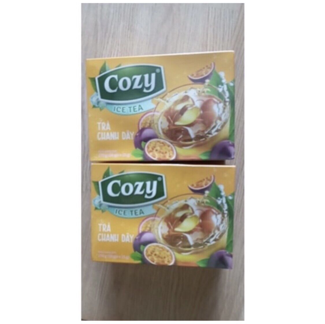 Trà cozy chanh dây hoà tan hộp 270