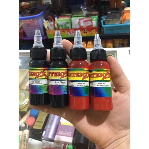 Mực tập phun xăm 30ml, mực Tatoo intenze