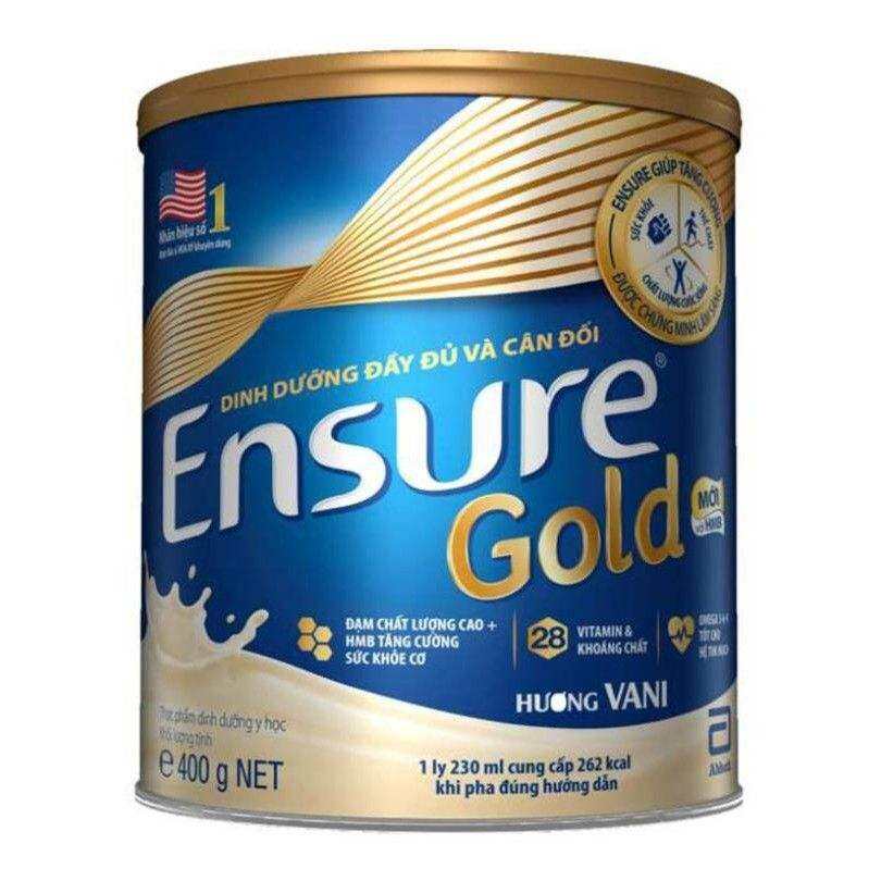 SỮA ENSURE GOLD 400G HƯƠNG VANI DATE 4/2024