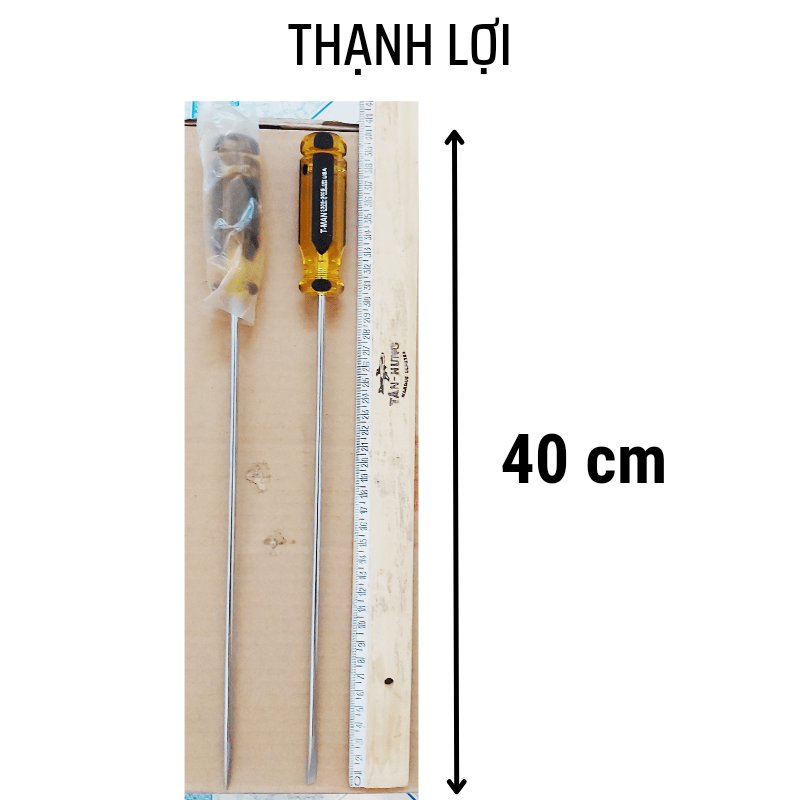 Tua vít Sửa Máy, Vặn Ốc Răng Cưa Bàn Lừa 5x400mm (đầu Dẹp)